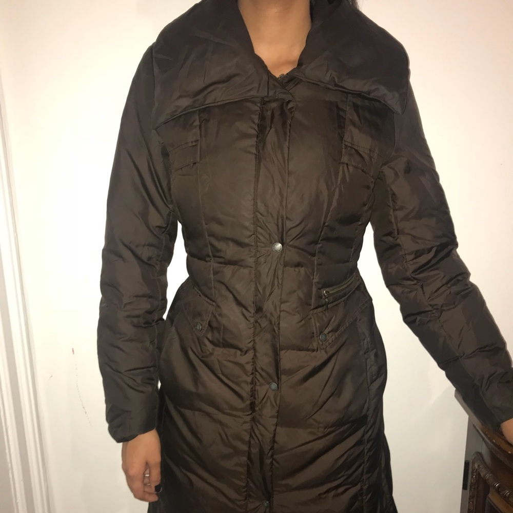 🚫🚫🚫sold Espresso knee-length Cole Haan Coat